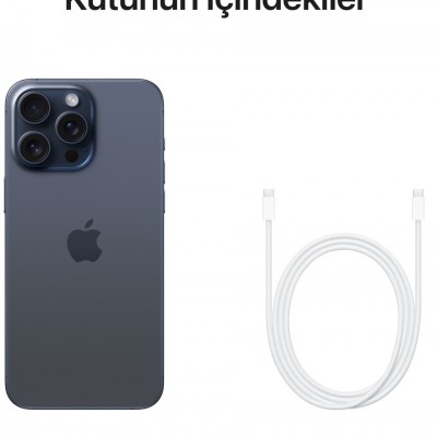 iPhone 15 Pro Max 512 GB Mavi Titanyum